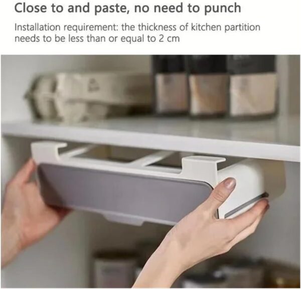 رف التوابل، منظم المطبخ، رف التوابل البلاستيكي، حامل التوابل