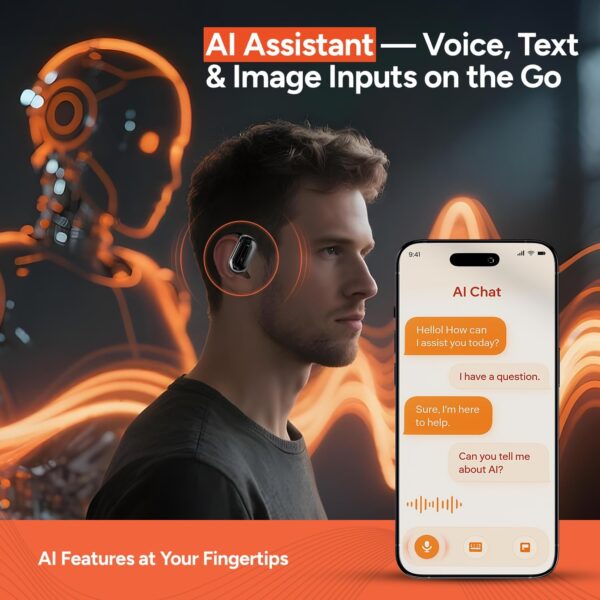 سماعات الأذن لترجمة اللغة مع إلغاء الضوضاء