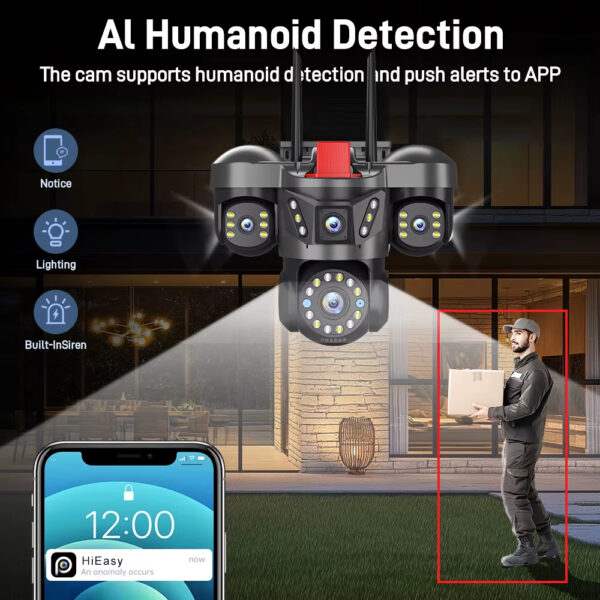 كاميرا مراقبة تعمل بالطاقة الشمسية