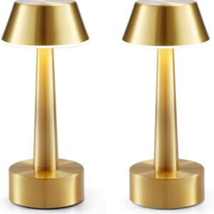 مصباح طاولة صغير لاسلكي من عبوتين