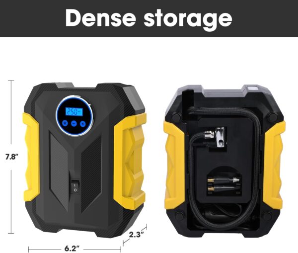 ضاغط هواء رقمي لمضخة السيارات