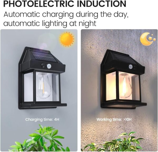 أضواء سياج شمسية 4 قطعة