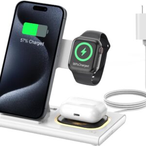 محطة شحن قابلة للطي 3 في 1