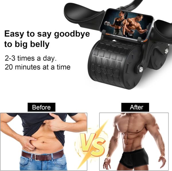 عجلة بطن جديدة لعام 2026 مع بساط ركبة ومؤقت