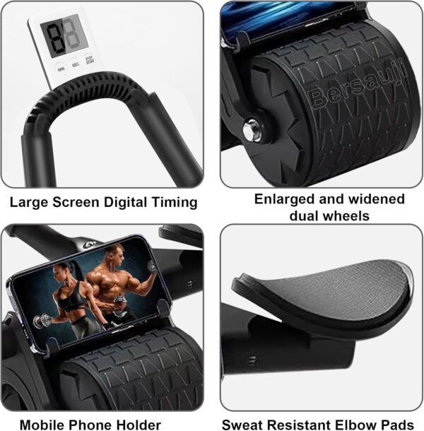 عجلة بطن جديدة لعام 2026 مع بساط ركبة ومؤقت