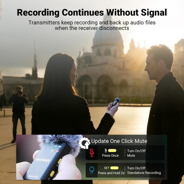 نظام ميكروفون لافالييه لاسلكي 8khz 16