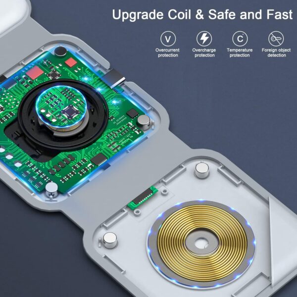 شاحن لاسلكي 3 في 1