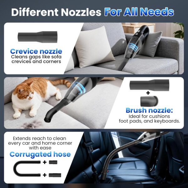 مكنسة كهربائية لاسلكية محمولة باليد